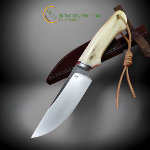 РІГ ЛОСЯ ІІ ексклюзивний ніж ручної роботи майстра студії RUSLAN KNIVES, купити замовити в Україні (Сталь N690™ 60 HRC)